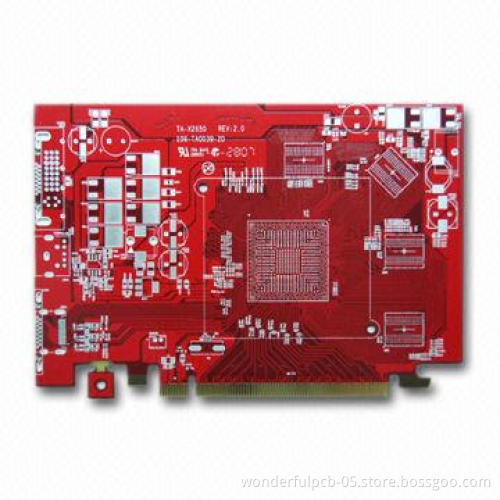 LED Aluminum PCB with 1.0mm Board Thickness and Black Solder Mask